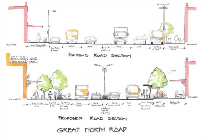 Great North Road Grey Lynn precinct vision