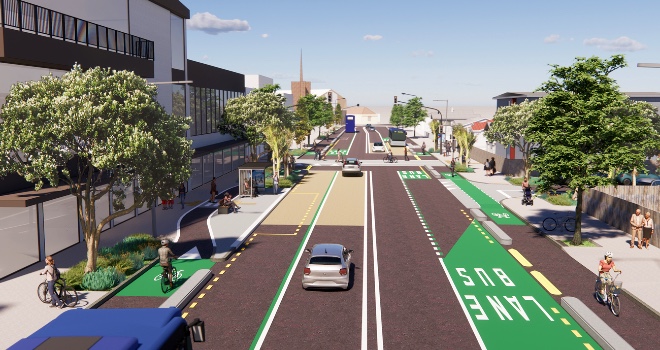 Great North Road improvement plan - street design