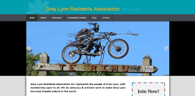 Grey Lynn Residents Association website
