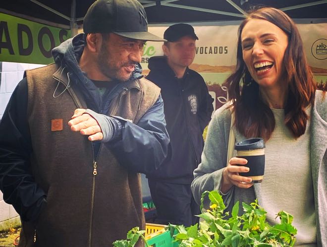 Grey Lynn News - Jacinda Ardern at Grey Lynn Market