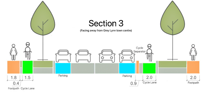 Section 3 - Old Mill Road upgrade.